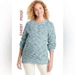 🎉HP🎉NWT Isabel Maternity Waffle Knit Sweater